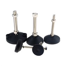 의자바퀴 D50xM8x50mm 나일론 고정 발 컵 알루미늄 프로파일 발굽 조인트 지지 기계 나사 M8x100 M10x60 M, 04 M12x100-80R