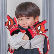 마블스키장갑 어린이 아동 남아 아이언맨 스파이더맨 캡틴아메리카 눈썰매 보드 스키 방한장갑