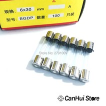 고속 블로우 세라믹 퓨즈 250V 0.5A 1A 6x30mm 개, 3A