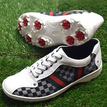 유니버스몰 DM-레드썬 남성 가죽 스파이크 골프화 수제골프화