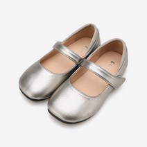 [국내 매장판] 롬크 코코 플레인 메리제인 여아구두 키즈신발 메탈릭 그레이 - METALLIC GREY 215041