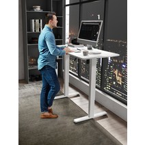 높이조절책상 모션데스크 스탠드 전동책상 데스크, 1.2m흰색 (USB 포함)