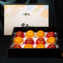 이슬마루 명절 후 배송이슬마루 경북 사과 배 혼합선물세트 5.6kg(사과6개배6개) -인증
