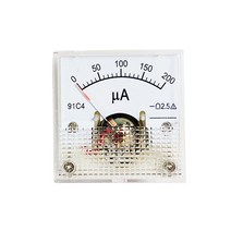 전자피아노 키보드 건반 91C4-uA 마이크로 암페어 계측기 DC 전류계 포인터 유형