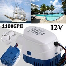 해상 요트 12v 빌지 펌프 1100gph 플로트 스위치가 있는 자동 보트 해양 워터 펌프 잠수정 요트 보트 모터 수상 비행기 하우스보트 펌프, 협력사, 한개옵션0
