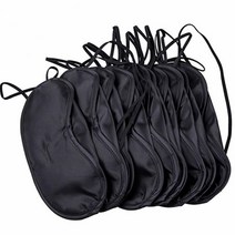 수면 안대 10pcs 편안한 아이 마스크 커버 가리개 여행용 보조 마스크 가리개 남여공용 꿀잠 약국, 없음