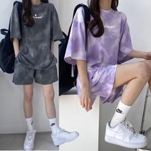 여성 트레이닝 세트 반팔 반바지 상하세트