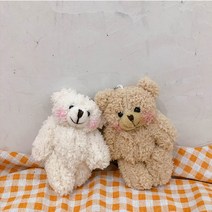 볼터치 곰돌이 곰 토끼 인형 키링 열쇠고리 키홀더, 브라운곰