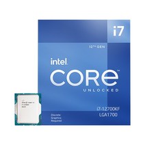 INTEL (인텔) [인텔] 코어i7-12세대 12700KF (엘더레이크) (정품)