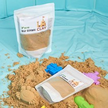 플라팜 향균 모래놀이 세트 샌드 모래놀이 리필, 향균모래 1kg+입체공룡몰드 1세트