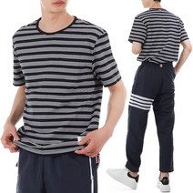 톰브라운 22FW 스트라이프 포켓티/MJS165A 07998 415