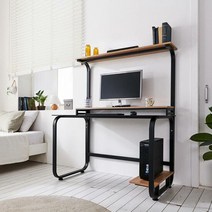 홈피스 1500 유리책상 집중형 가구제작 맞춤가구, 선택:04.집중형(멀티탭_높은선반