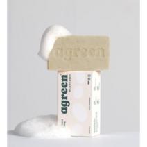 여드름비누 친환경 천연 어성초 청소년 모낭염 세수 세안 에이그린 녹두 클렌징 바, 100g, BEST클렌징바3개+비누망, 1개