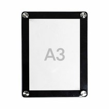 세모네모 DP-자석프레임 A3(흑색) A3042B 297x420 표지판 POP스, 단품