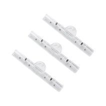 투명 자석 서류집게 마그넷 문서 클립바 (3개입), 자석 서류집게(3개)