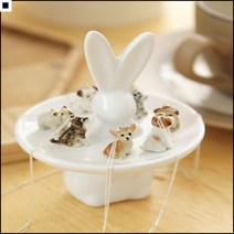 깜찍한미니어처 동물병원 아이선물 20cm 달마시안목걸이 순은팬던트, C