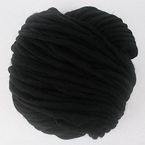 루피망고실 점보망고 대용량 울로빙사 100% 울 털실, 108 검정