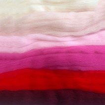 부직포 천연 가습기 만들기 재료 30g 6 색 그라데이션 양모 펠트 도구 섬유 소재 바늘 공예 수제 DIY 바느, 08 3