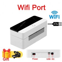 휴대용 프린터 라벨 고속 usb 블루투스 열전사 스티커 메이커 데스크탑 4 인치 배송 바코드 익스프레스, au 플러그