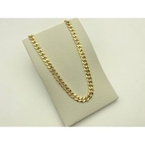 PURE GOLD 18K 옐로골드 10돈 남성 팔각 체인 목걸이