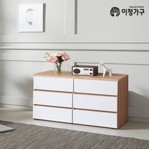 이정가구 이정1200 3단 서랍장, 화이트오크[1203WO]
