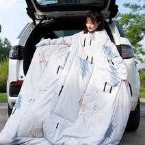 캠핑 차박 용 침낭 슬리핑백 입는 담요 이불 침낭 접이식 쿠션형, A + 쿠션50x50cm 펼쳤을때 150X200cm