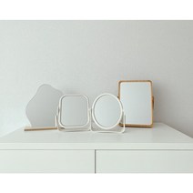 B급 거울 모음 / 최대50%DC / 감성 프렌치 엔틱 원목 비정형 카페 테이블 인테리어, 감성 탁상 거울(사각), 추가옵션추가없음