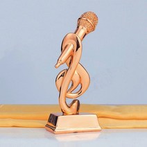 트로피 미니 우승 시상식 졸업 골프 축구 트로피 맞춤형 음성 컵 트로피 20cm(7.8 인치) 높이 음악 수상, [03] Brass, 03 Brass
