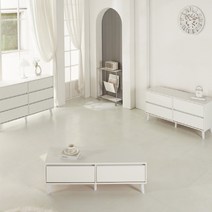 샤크 1200 1단 2단 3단 낮은 티비다이 높은 거실장, 그레이