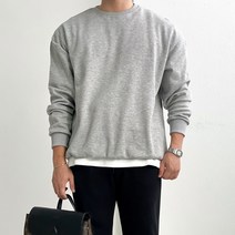 편안한 데일리 오버핏 맨투맨