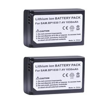 bp-1030 bp1030 bp1130 bp-1130 ed-bp1030 충전식 배터리 삼성 nx200 nx210 nx1000 nx1100 nx2000 nx-300m l10, 배터리 2개