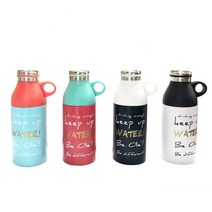 등산용 간이 소형 보온 따뜻한 물병 핸들 슬림 소풍, 색상 / 보온보냉병(300ml)- 하늘색