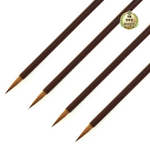 라이브잇 칠성 서예동양화캘리 모 비간 붓, 4 x 20 mm, 24개입