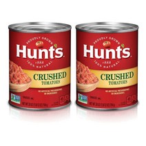 헌트 크러쉬드 토마토 통조림 케토 Hunts Crushed Tomatoes Keto 28oz(794g) 2팩, 1개