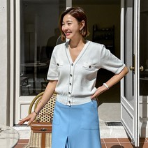 [조아맘] 메탈릭 펄 니트 가디건