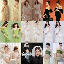 만삭사진옷 임산부 셀프촬영 의상 테마 스튜디오 컨셉 드레스 원피스