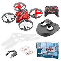 드론L6082 DIY All In One Air Genius Drone 3-Mode With Fixed Wing Glider Attitude Hold RC Quadcopter, Double battery