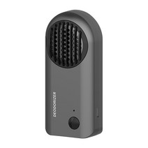 공기청정기 휴대용 자동차 공기 청정기 USB 충전식 오존 발생기 냄새 제거기 연기 TVOC 포름 알데히드 홈, 03 Gray
