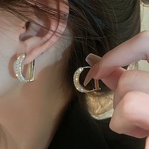 코코비니 D큐빅 원터치 귀걸이