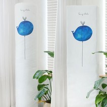 린넨 삼성 무풍 엘지 휘센 듀얼 발뮤다 스탠드 벽걸이 에어컨 선풍기 커버 보관 덮개, 에어컨커버 스탠드형_상어고래_사각48x25x196