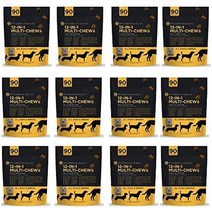 애완 동물의 완전한 건강 | 12-in-1 다중 영양소 씹기 | 일일 영양 | 애완 동물 치료 | 모든 개를 위한 종합 비타민 | 소화 건강 보조 식품 | 활력 성장 | 고관절, 12팩