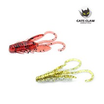 캣츠크로우 BB 비비 호그 웜 2인치 / 송어 꺽지 볼락 웜, BB호그 2인치 더블컬러, 303