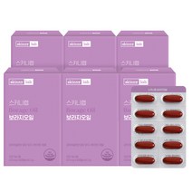 스키니랩 여성건강 보라지오일 60캡슐(1개월분) 감마리놀렌산 콜레스테롤개선, 6박스