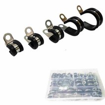 새들 파이프 고정 클립 배관 부속 다용도 스탠U자 튜브 전선 케이블 고정, 100MM, 1개
