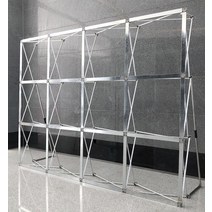 홍보부스 전시회 배경 트러스 포토존 간이무대 광고, 3x4 격자(230x305cm) 프레임