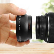 DSLR 카메라 렌즈 52mm 0.45x 광각 전문 52MM 어안 매크로 니콘 18-55mm 55-200mm 50mm 1.4