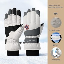 스키장갑 여성 겨울 아웃도어 피트니스 방한 보온 전기 오토바이 터치 라이더 장갑 남81459, SK29다크그레이, L