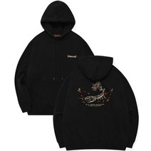 [국내매장정품] 꼼파뇨 Scorpionida 자수 후드티 블랙