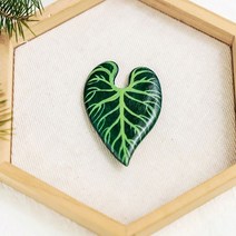 nordic ins plant white brocade monstera 침대 옆 소파 허리 베개 베개 쿠션 귀걸이 냉장고 자석 홈 가구, 1pcs 냉장고 자석 d