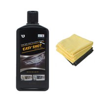 와이제이카 이지샷 헤드라이트 복원제 + 극세사타월, 350ml, 2개